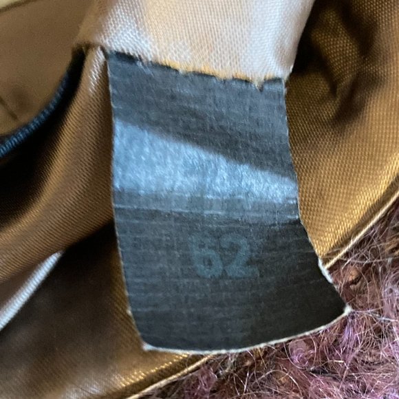 Vtg FOXHUNTER Ladies Purple Wool Brim HAT Ireland - Picture 6 of 9